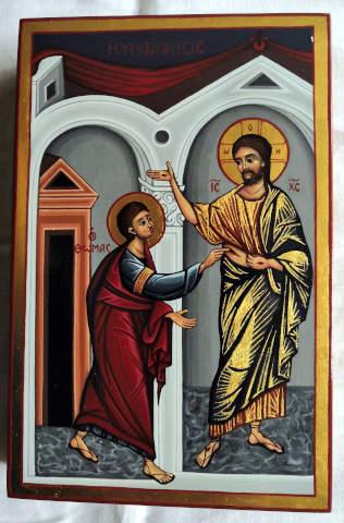 sv. Tomáš s Ježíšem